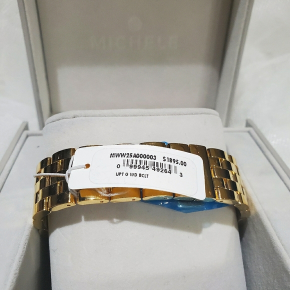 Michele Uptown Watch Diamond Gold main image 6
